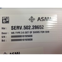 ASML SERV.502.28652 WS TYPE 3-5 SET OF SHIMS FOR O...